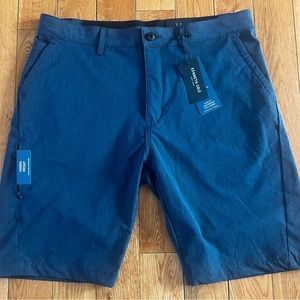 COPY - Kenneth Cole slim fit tech shorts. Flat front, slim, 4-way stretch, ligh…